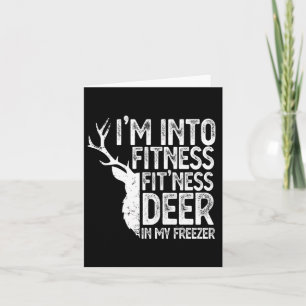 Die Jagd, ich bin in Fitness Fitness Hirsch in mei Karte