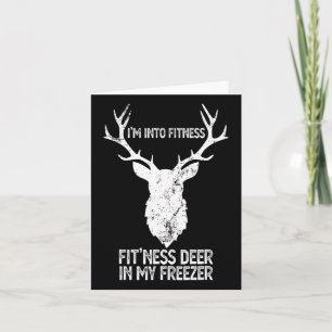 Die Jagd, ich bin in Fitness Fitness Hirsch in mei Karte
