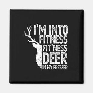 Die Jagd, ich bin in Fitness Fitness Hirsch in mei Magnet