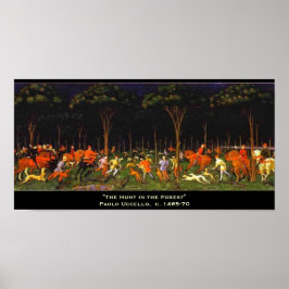 Die Jagd im Wald Poster