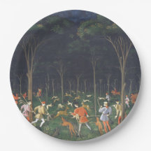 Die Jagd im Wald (von Paolo Uccello)