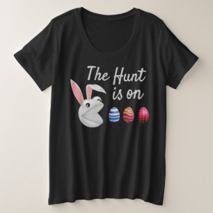 Die Jagd ist auf der Ostersonnigen Eggenjagd Große Größe T-Shirt