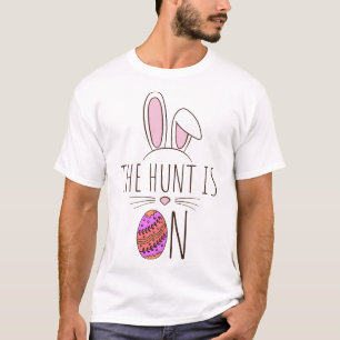 Die Jagd ist auf Ostereier Jagd Niedliche sonnige  T-Shirt