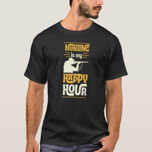 Die Jagd ist meine glückliche Stunde Elch Hirsch R T-Shirt