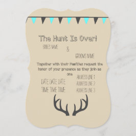 Die Jagd ist über der Creme Einladung