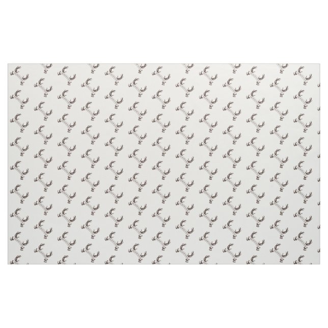 "Die Jagd ist über" rustikaler Stoff (Fat Quarter (45,7 x 55,9 cm))