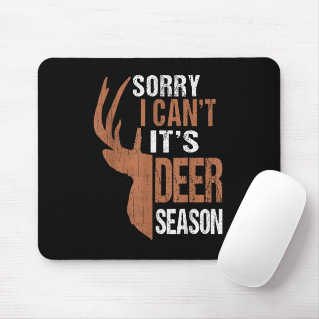 Die Jagd tut ihrer Hirschsaison lustigen Jäger Vat Mousepad (Mit Mouse)