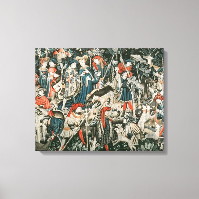 Die Jagdbücher von Devonshire Leinwanddruck (Vorderseite)