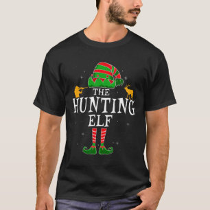 Die Jagdelf-Gruppe passt Familie Weihnachten Hu T-Shirt