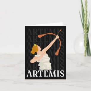 Die Jagdgöttin Artemis und der griechische Mond Karte