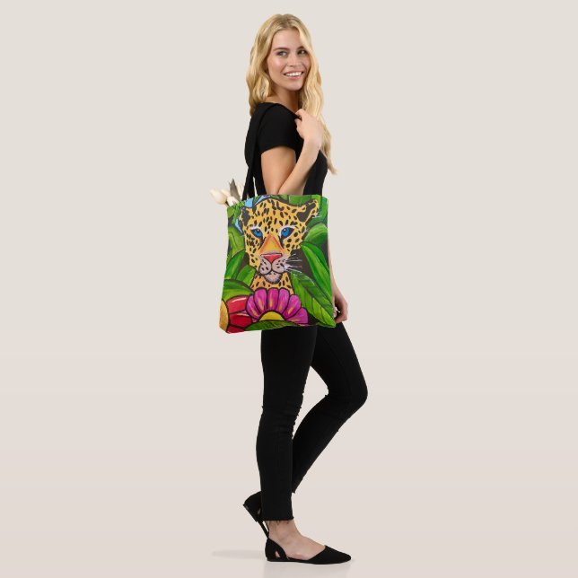 Die Jaguar-Einkaufstasche Tasche (Am Model)