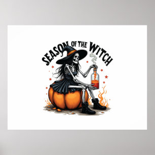 Die Jahreszeit der Hexe lecker Hallowee Wtich Poster