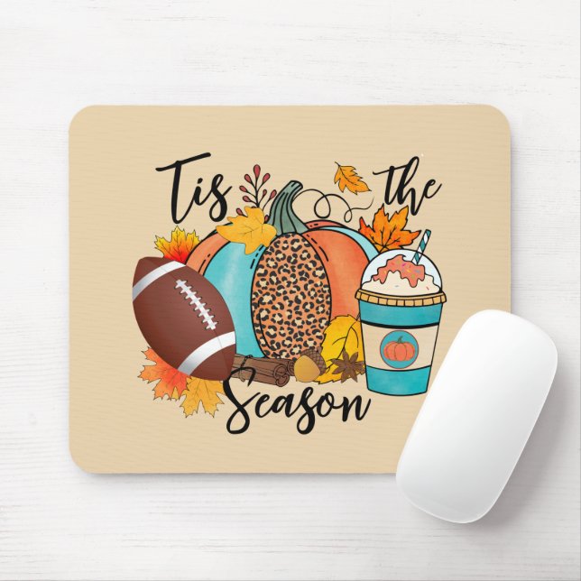 Die Jahreszeit | Fall | Rugby Mousepad (Mit Mouse)