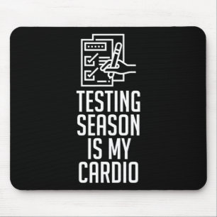 Die Jahreszeit ist mein Cardio Funny Sprichwort Le Mousepad