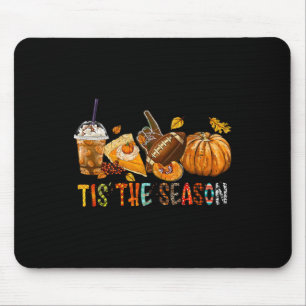 Die Jahreszeit Kürbis und Gewürzfußball Halloween Mousepad