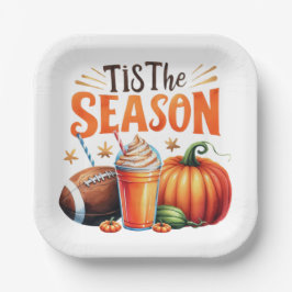 Die Jahreszeit Pappteller