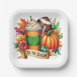 Die Jahreszeit Pappteller