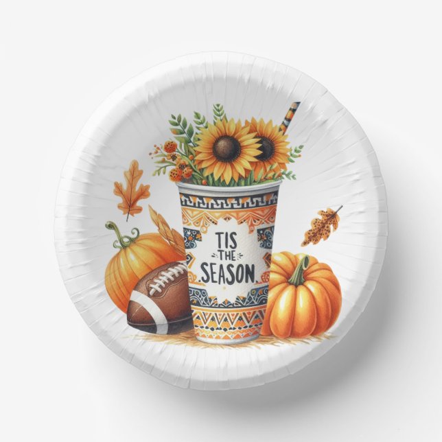 Die Jahreszeit Pappteller (Vorderseite)