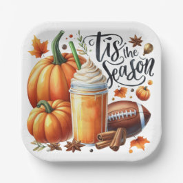 Die Jahreszeit Pappteller