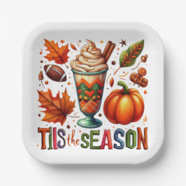 Die Jahreszeit Pappteller