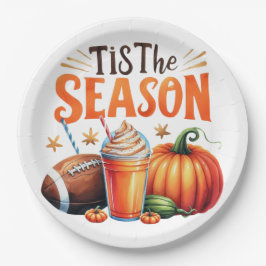 Die Jahreszeit Pappteller