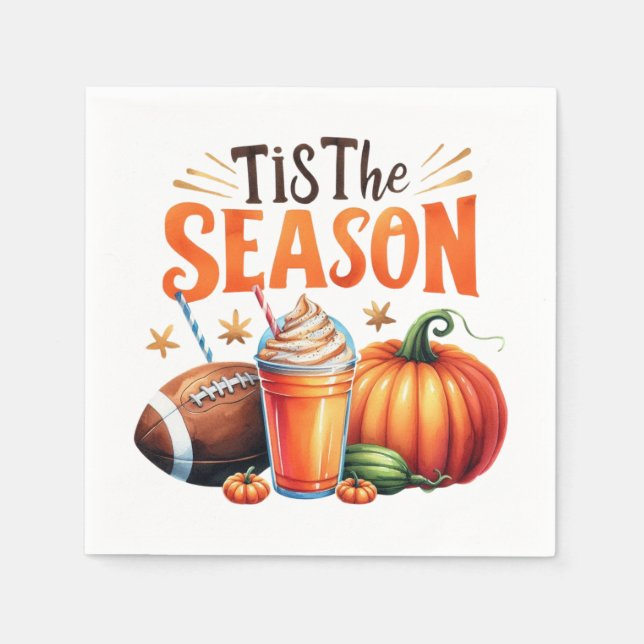 Die Jahreszeit Serviette (Vorderseite)