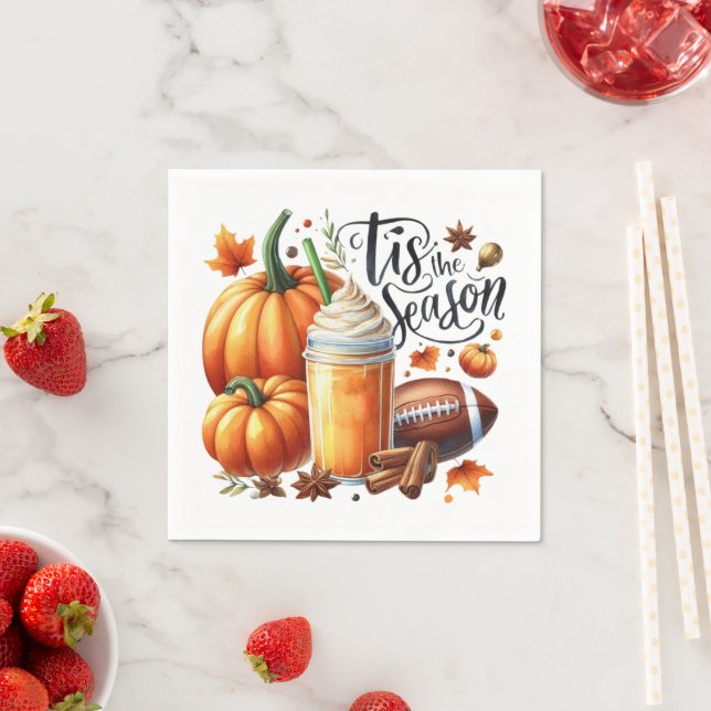 Die Jahreszeit Serviette (Beispiel)