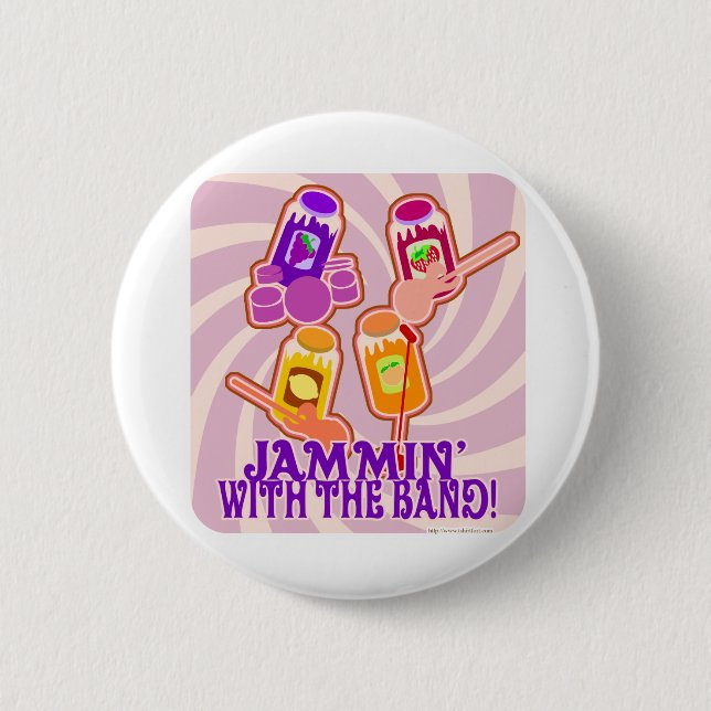Die Jammin-Jam-Band Button (Vorderseite)