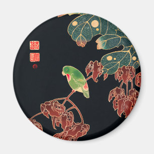 Die japanische Abbildung des Paroquet-Buntbarts Magnet