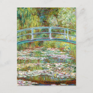 Die japanische Brücke 1899 Claude Monet Postkarte