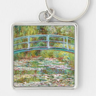 Die Japanische Brücke 1899 Claude Monet Schlüsselanhänger