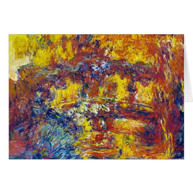 Die japanische Brücke Claude Monet (Vorderseite (Horizontal))