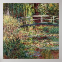 Die japanische Brücke Claude Monet