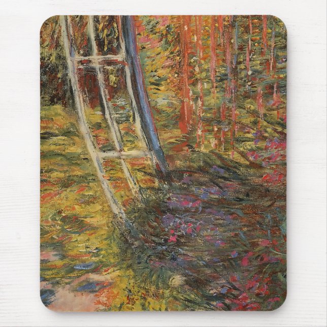 Die japanische Brücke oder der Lily Pond | Landsca Mousepad (Vorne)