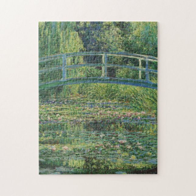Die japanische Brücke (Water-Lily Pond), Monet (Vertikal)