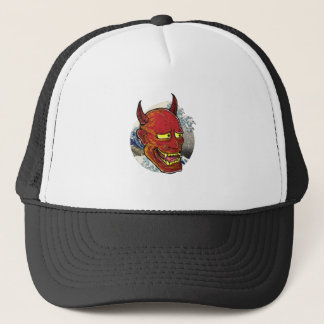 Die japanische Hannya-Maske Truckerkappe