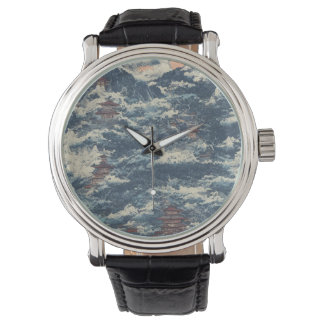 Die japanische Öllandschaft malt coole Fantasie Armbanduhr