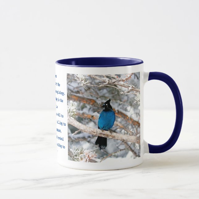 Die Jay des mythologischen Stellers Tasse (Rechts)