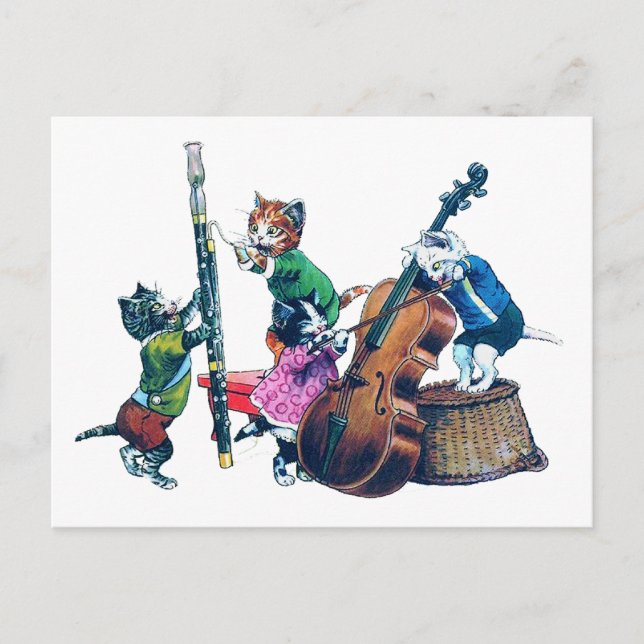 Die Jazz Cats Band Postkarte (Vorderseite)
