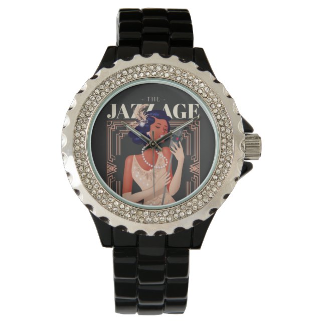 Die Jazzzeituhr Armbanduhr (Vorderseite)
