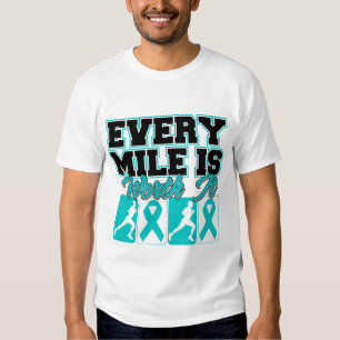 Die jede Meile der Eierstockkrebs-Männer ist es T-Shirt