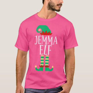 Die Jemma Elf Familie passt zu Weihnachten Pajamas T-Shirt