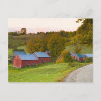 Die Jenne Farm in Woodstock, Vermont. Herbst.