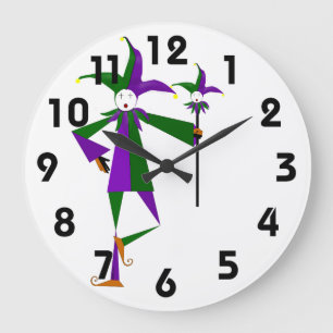 Die Jester-Wall-Uhr Große Wanduhr