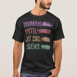 Die Jet Ski Legende Retro Motorboot Damen Jet T-Shirt