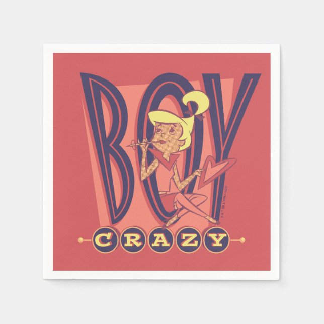Die Jetsons | Boy Crazy Serviette (Vorderseite)