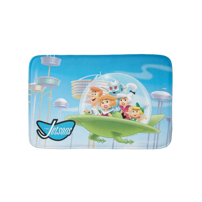 Die Jetsons | Die Familienfliegermatte Badematte (Vorderseite)