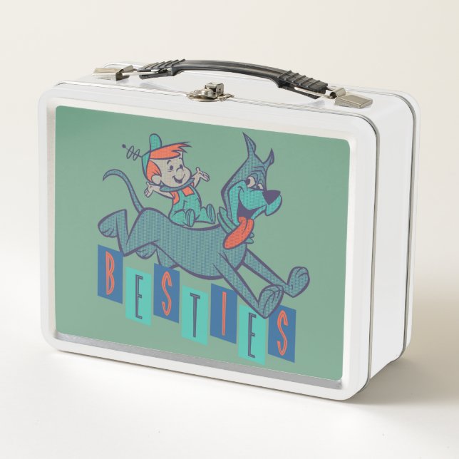 Die Jetsons | Elroy & Astro Besties Metall Brotdose (Vorderseite)