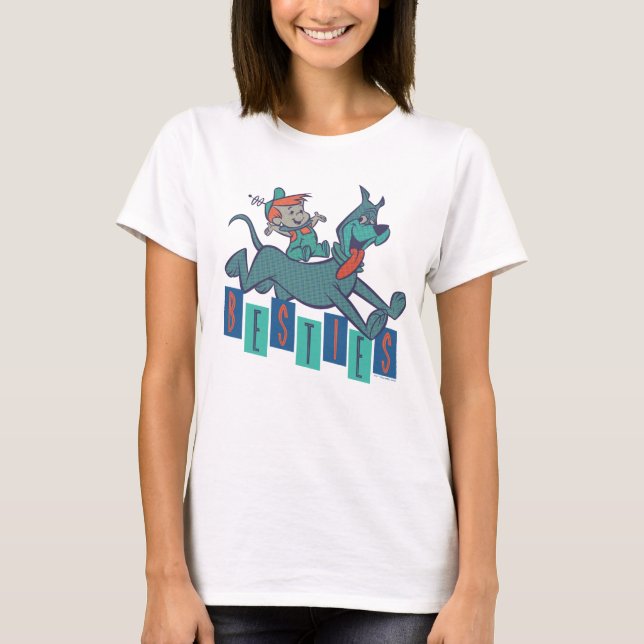 Die Jetsons | Elroy & Astro Besties T-Shirt (Vorderseite)