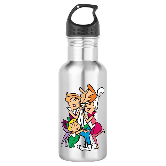 Die Jetsons | Familie Edelstahlflasche (Vorderseite)